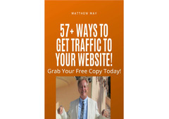 Free ebook 57+ ways to drive massive amounts of traffic to You website or landing page