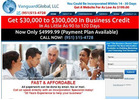 GET $30,000 TO $300,000 IN BUSINESS CREDIT FAST